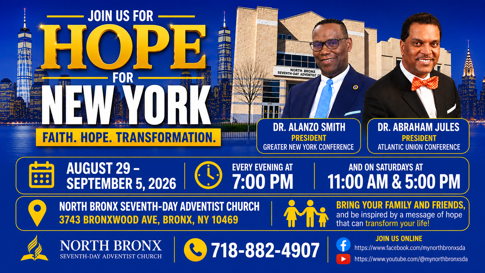 Bronxwidesda Ministry Sunday service