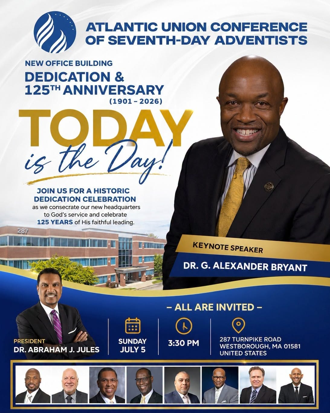 ATLANTIC UNION CONF. NEW OFFICE DEDICATION